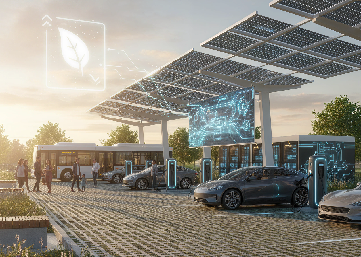 EV Charging Hubs - Clean Energy Verification | Quintrace